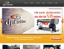 Tablet Screenshot of dpireklam.com